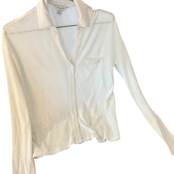 Banana Republic Elegant White Button Down Shirt - Picture 5 of 6